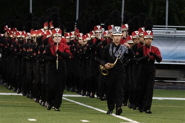Crofton High School Marching Band Performing